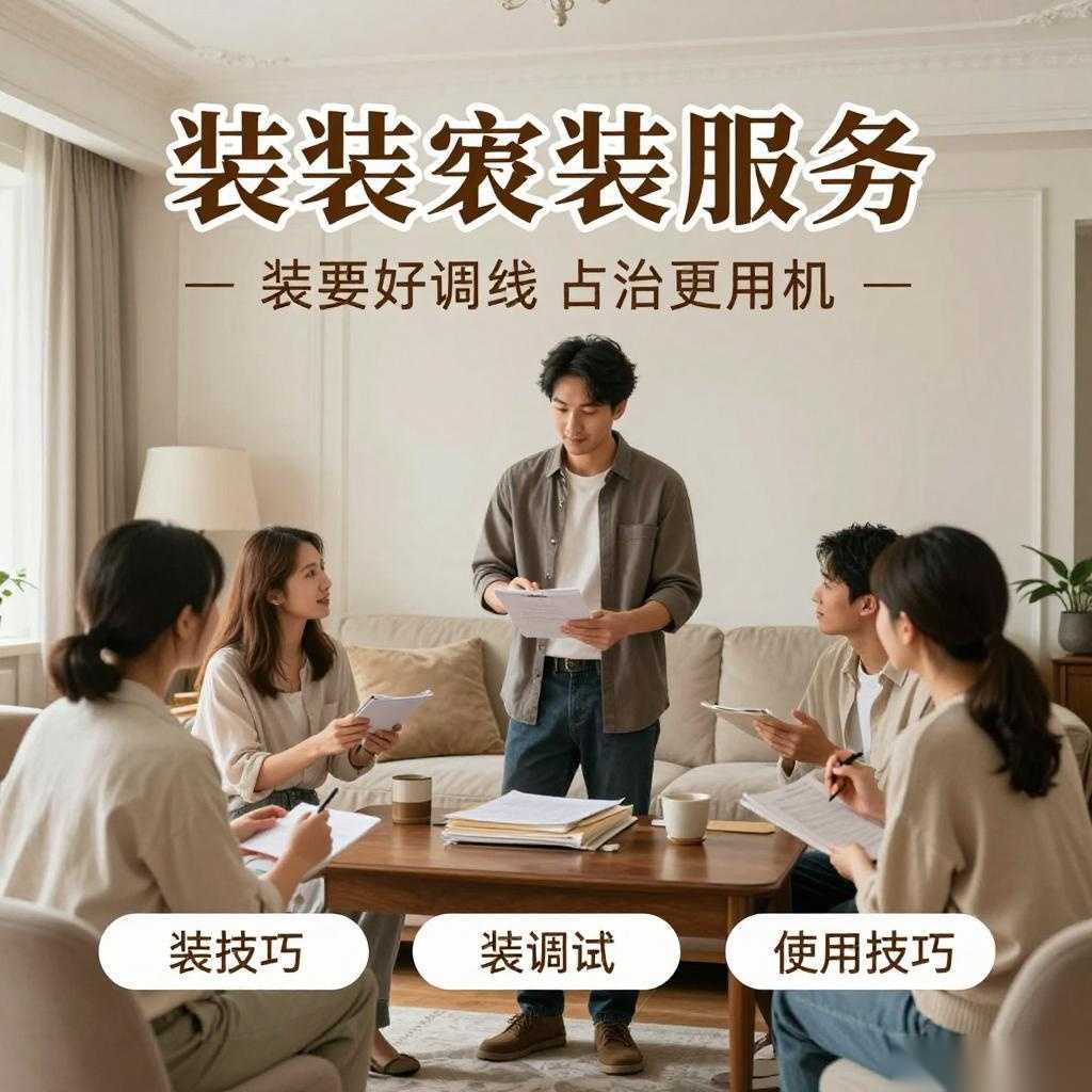 家装线上采购全攻略：安装调试与使用技巧解析