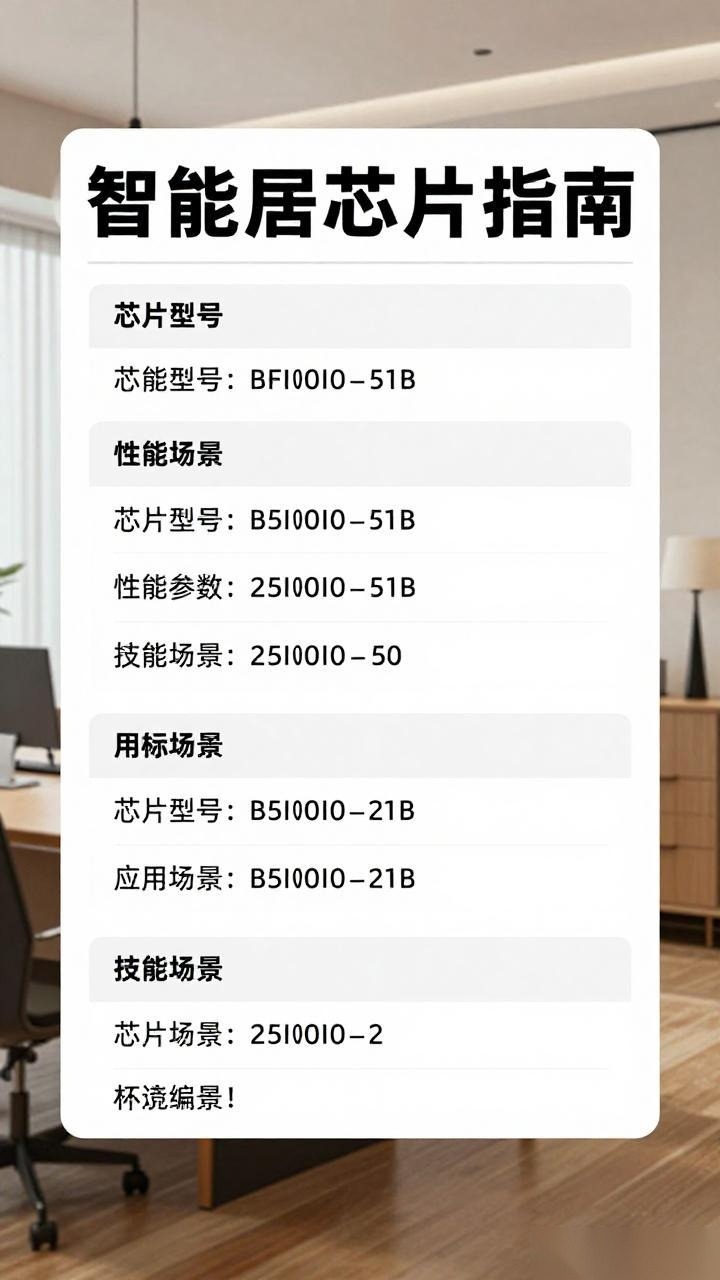 智能家居芯片选型指南：存储芯片涨价下的成本优化策略全攻略