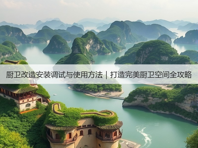厨卫改造安装调试与使用方法｜打造完美厨卫空间全攻略