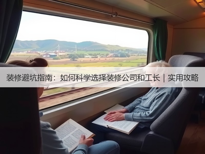 装修避坑指南：如何科学选择装修公司和工长｜实用攻略