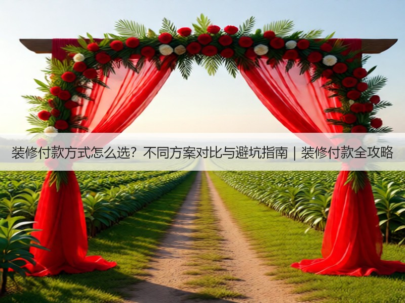 装修付款方式怎么选？不同方案对比与避坑指南｜装修付款全攻略