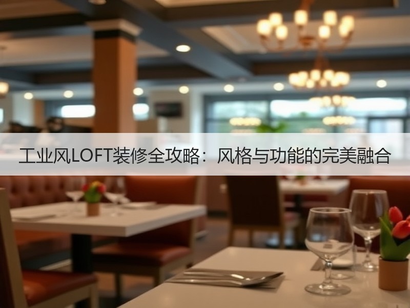 工业风LOFT装修全攻略：风格与功能的完美融合