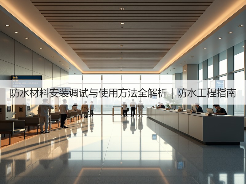 防水材料安装调试与使用方法全解析｜防水工程指南