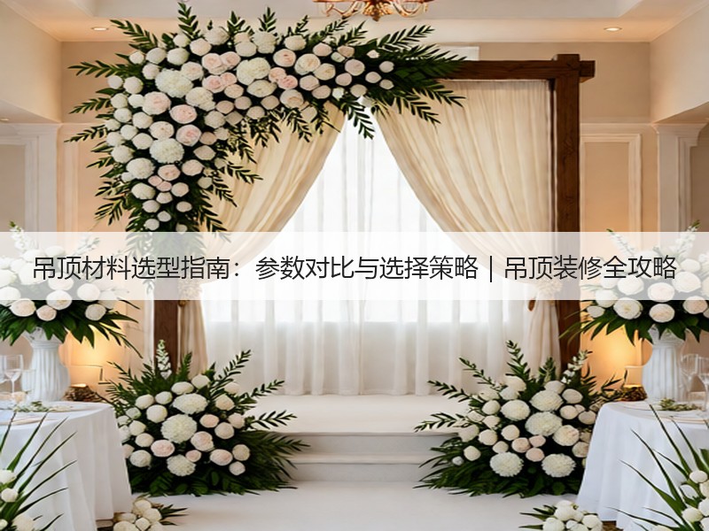 吊顶材料选型指南：参数对比与选择策略｜吊顶装修全攻略