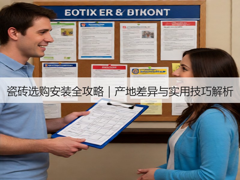 瓷砖选购安装全攻略｜产地差异与实用技巧解析