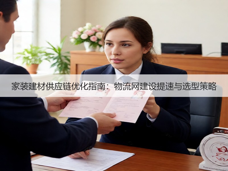 家装建材供应链优化指南：物流网建设提速与选型策略