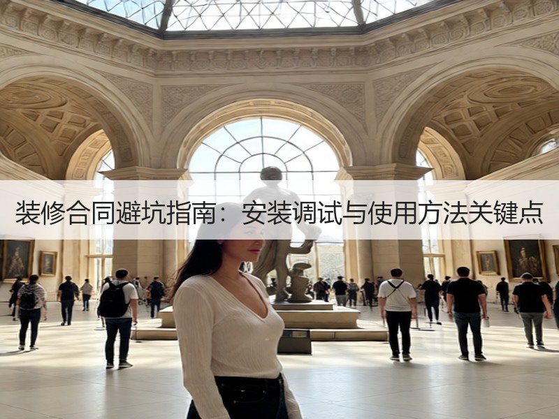 装修合同避坑指南：安装调试与使用方法关键点