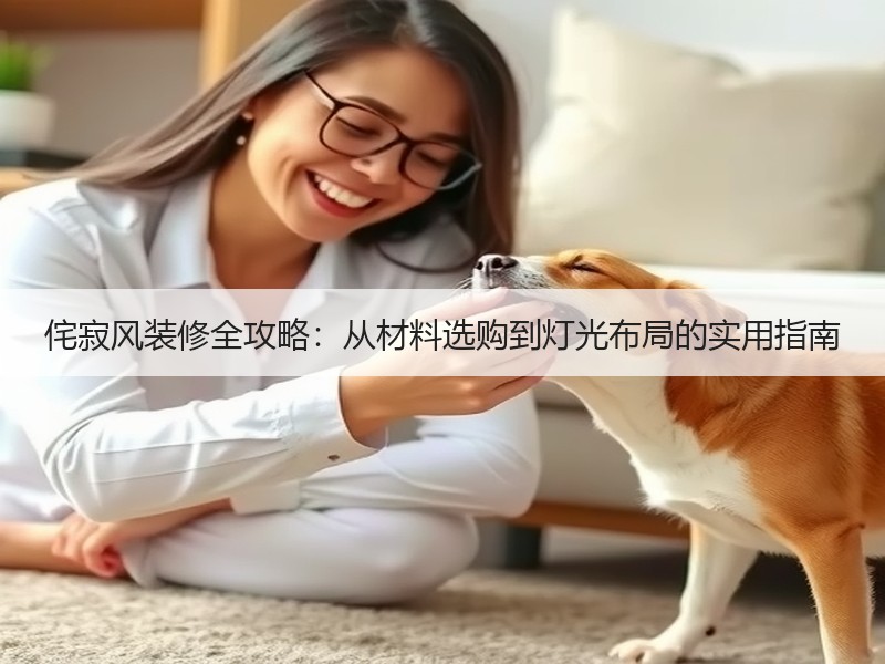 侘寂风装修全攻略：从材料选购到灯光布局的实用指南