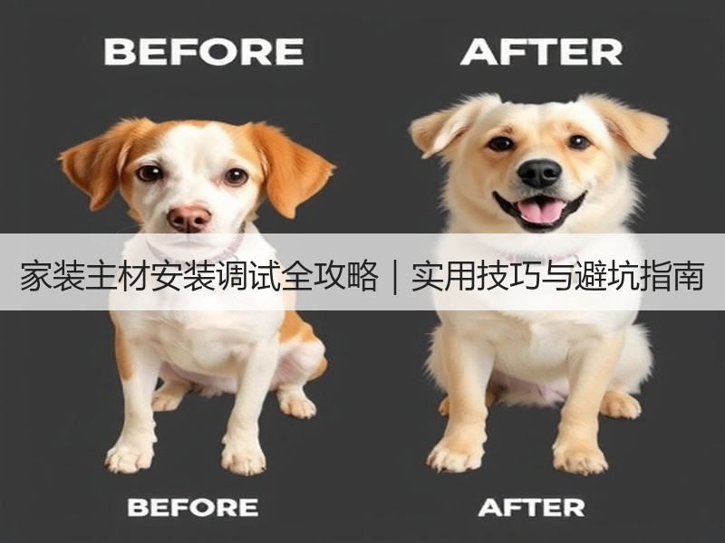 家装主材安装调试全攻略｜实用技巧与避坑指南