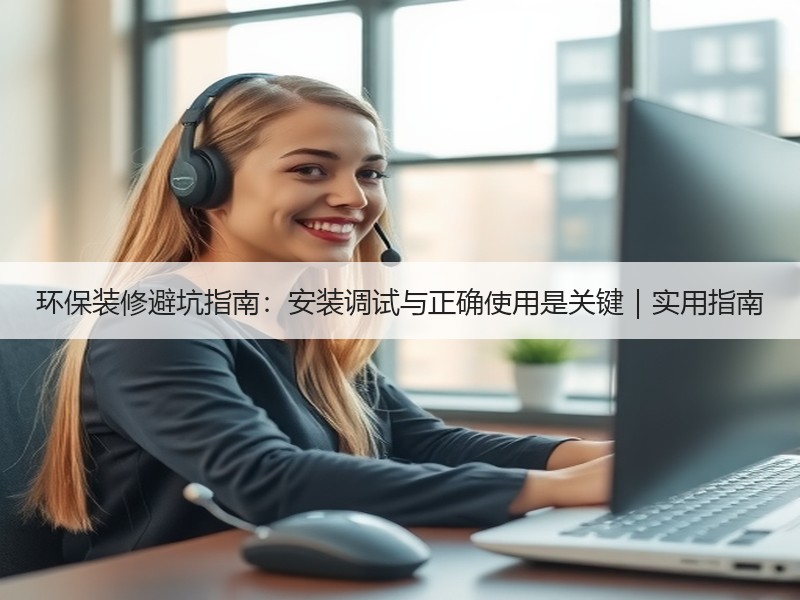 环保装修避坑指南：安装调试与正确使用是关键｜实用指南