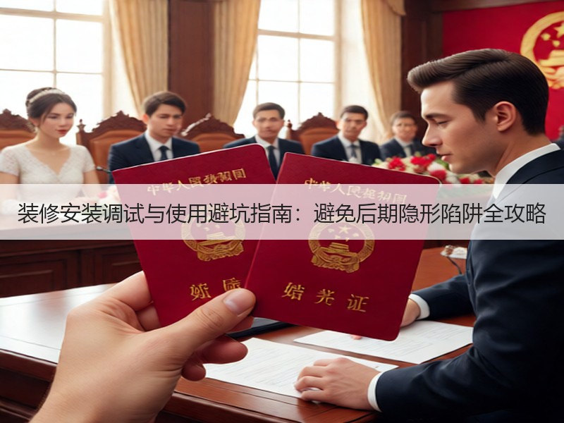 装修安装调试与使用避坑指南：避免后期隐形陷阱全攻略