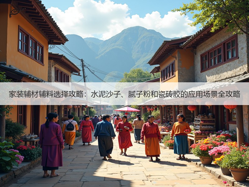 家装辅材辅料选择攻略：水泥沙子、腻子粉和瓷砖胶的应用场景全攻略