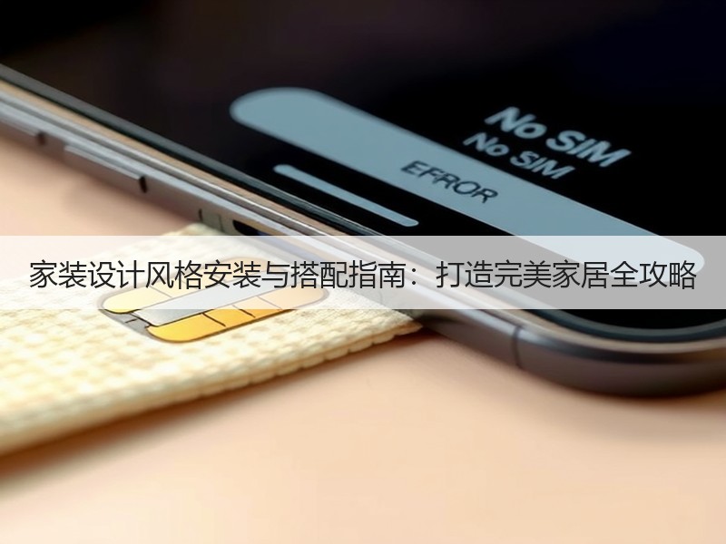家装设计风格安装与搭配指南：打造完美家居全攻略