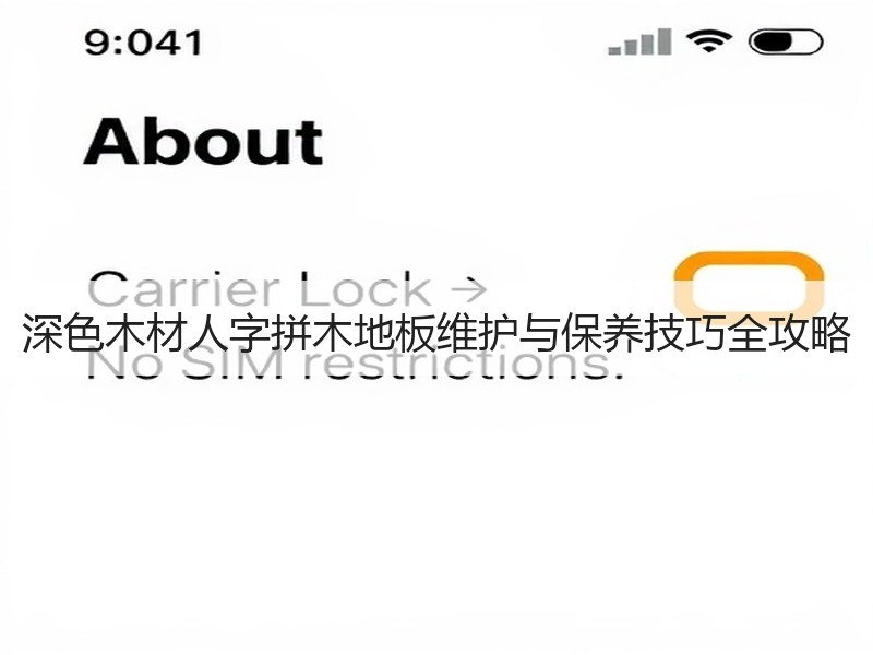 深色木材人字拼木地板维护与保养技巧全攻略
