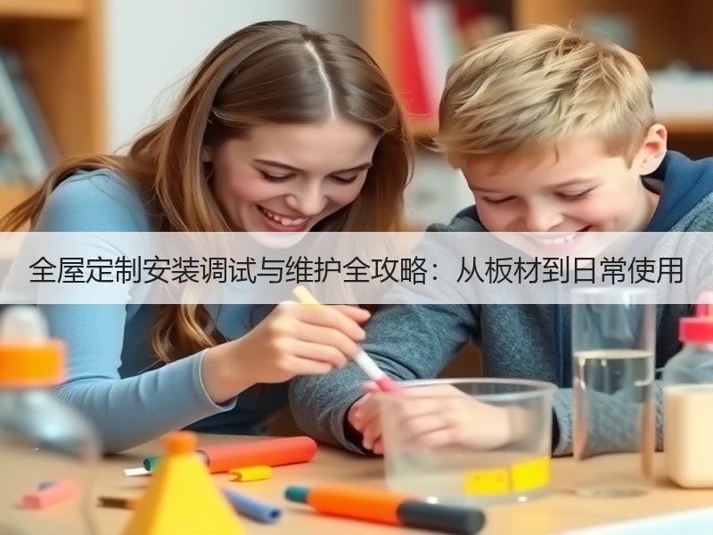 全屋定制安装调试与维护全攻略：从板材到日常使用