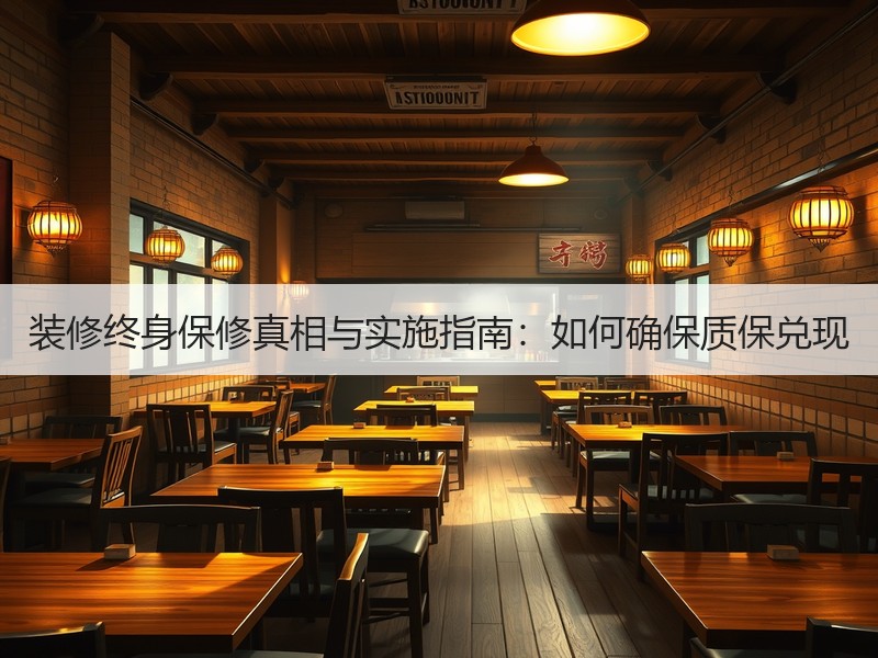 装修终身保修真相与实施指南：如何确保质保兑现