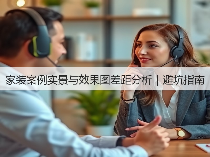 家装案例实景与效果图差距分析｜避坑指南