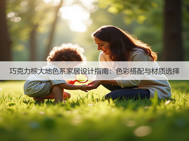 巧克力棕大地色系家居设计指南：色彩搭配与材质选择