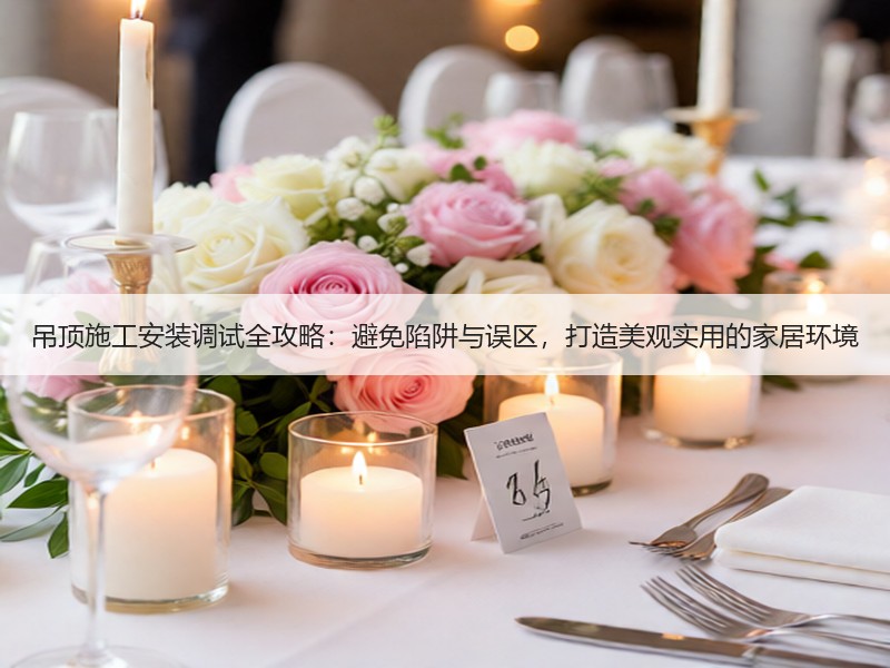 吊顶施工安装调试全攻略：避免陷阱与误区，打造美观实用的家居环境