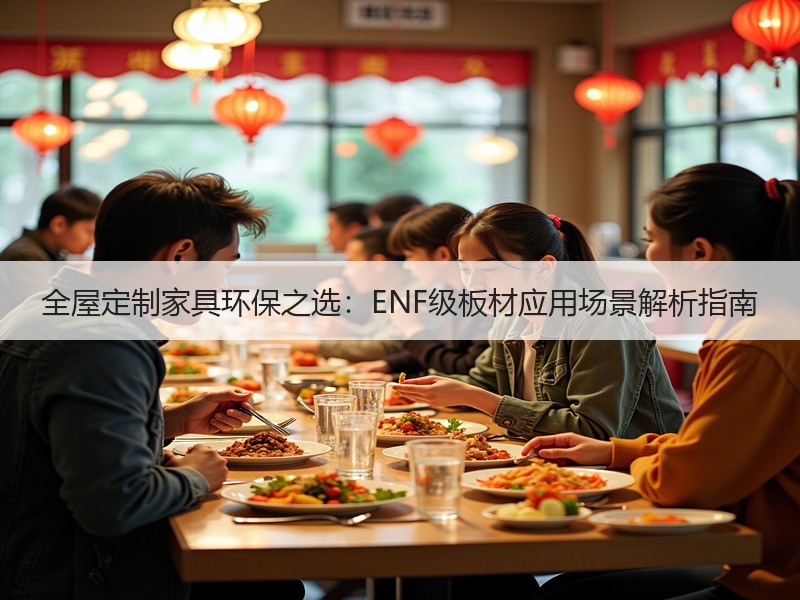 全屋定制家具环保之选：ENF级板材应用场景解析指南