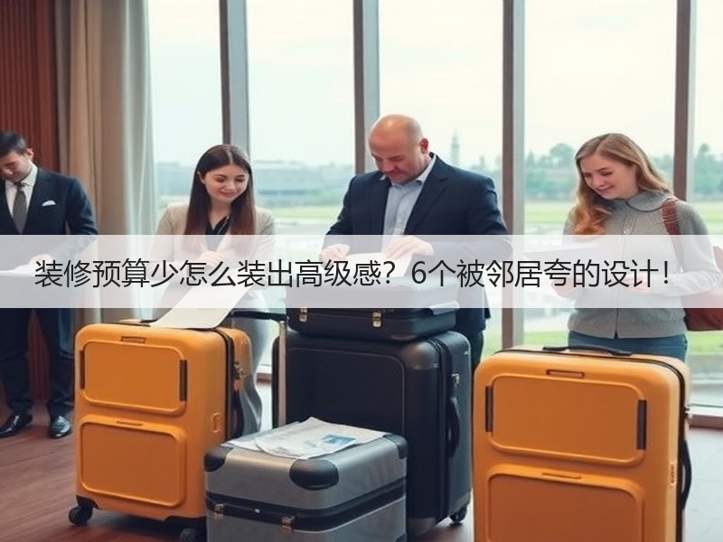 装修预算少怎么装出高级感？6个被邻居夸的设计！