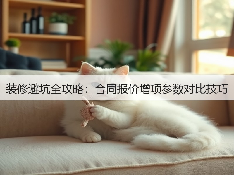 装修避坑全攻略：合同报价增项参数对比技巧