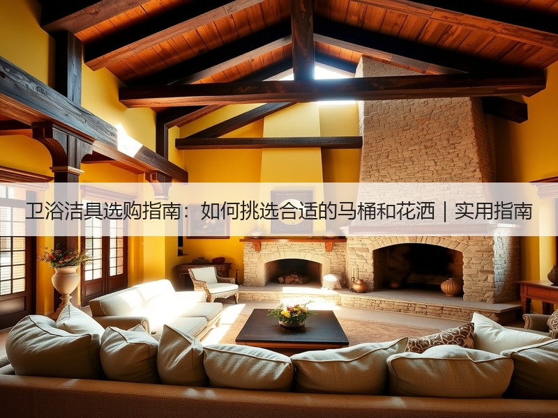 卫浴洁具选购指南：如何挑选合适的马桶和花洒｜实用指南