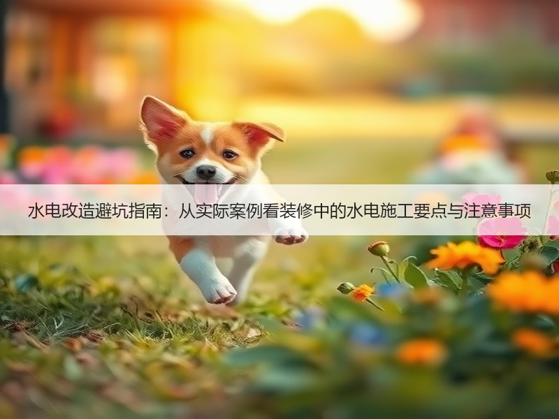 水电改造避坑指南：从实际案例看装修中的水电施工要点与注意事项