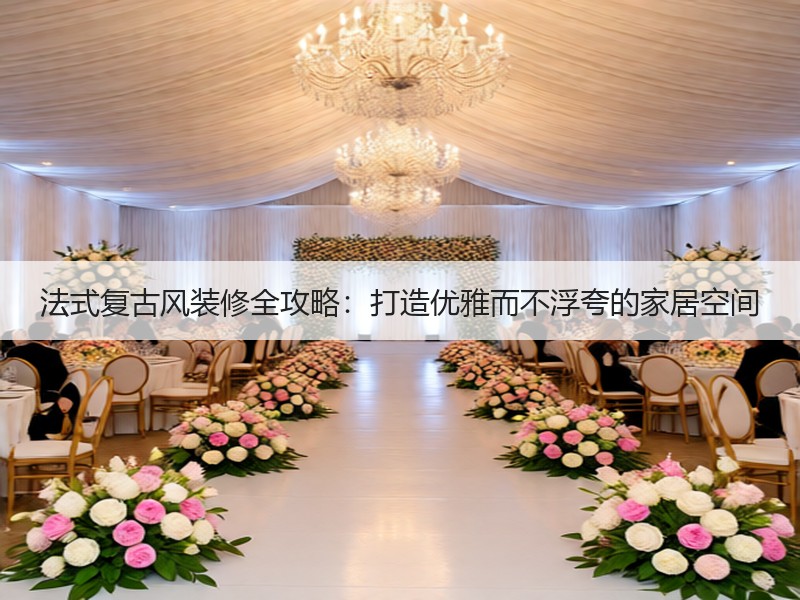 法式复古风装修全攻略：打造优雅而不浮夸的家居空间