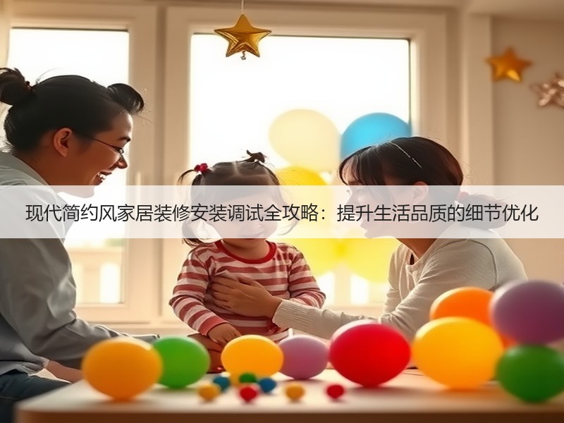 现代简约风家居装修安装调试全攻略：提升生活品质的细节优化
