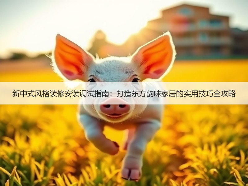 新中式风格装修安装调试指南：打造东方韵味家居的实用技巧全攻略
