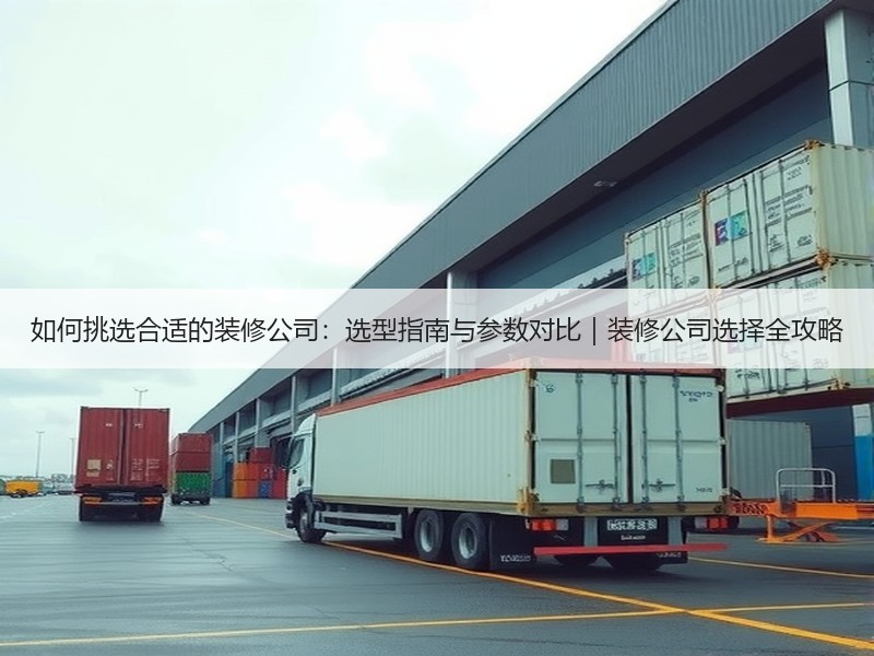如何挑选合适的装修公司：选型指南与参数对比｜装修公司选择全攻略