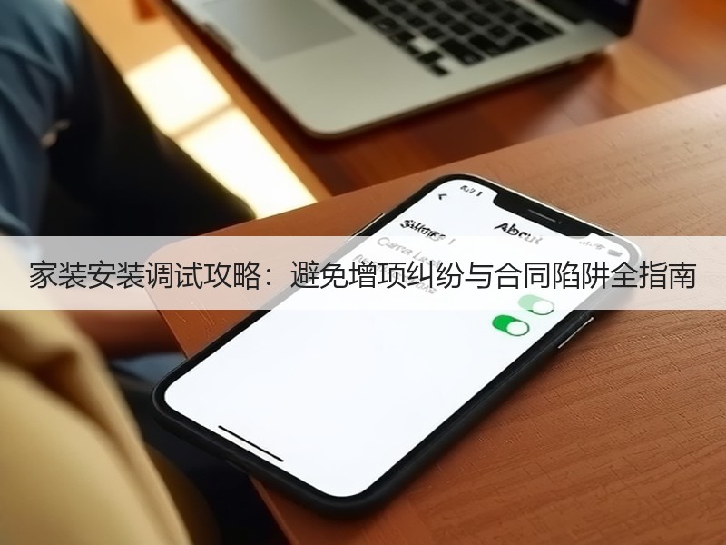 家装安装调试攻略：避免增项纠纷与合同陷阱全指南