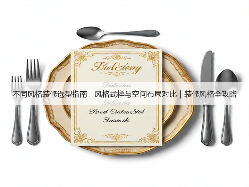 不同风格装修选型指南：风格式样与空间布局对比｜装修风格全攻略
