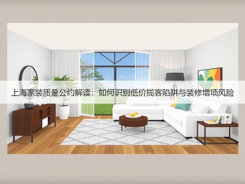 上海家装质量公约解读：如何识别低价揽客陷阱与装修增项风险