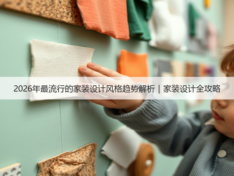 2026年最流行的家装设计风格趋势解析｜家装设计全攻略