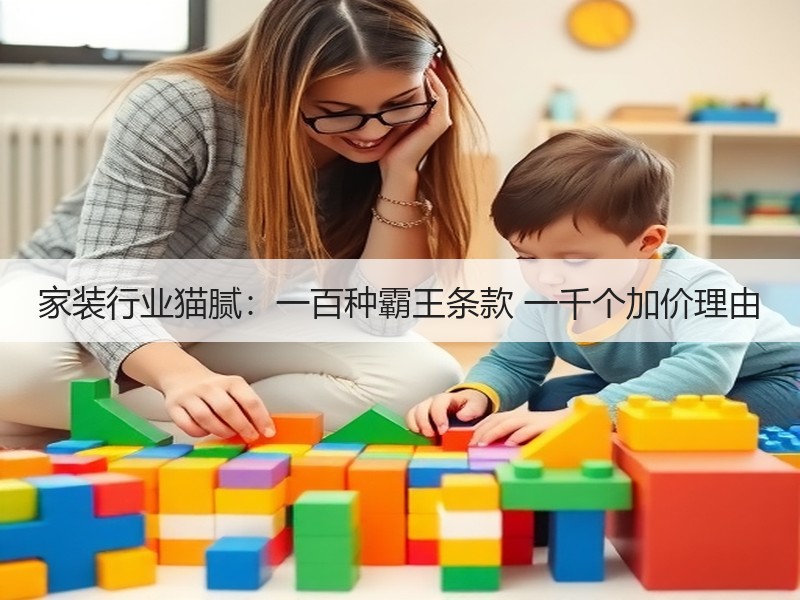 家装行业猫腻：一百种霸王条款 一千个加价理由
