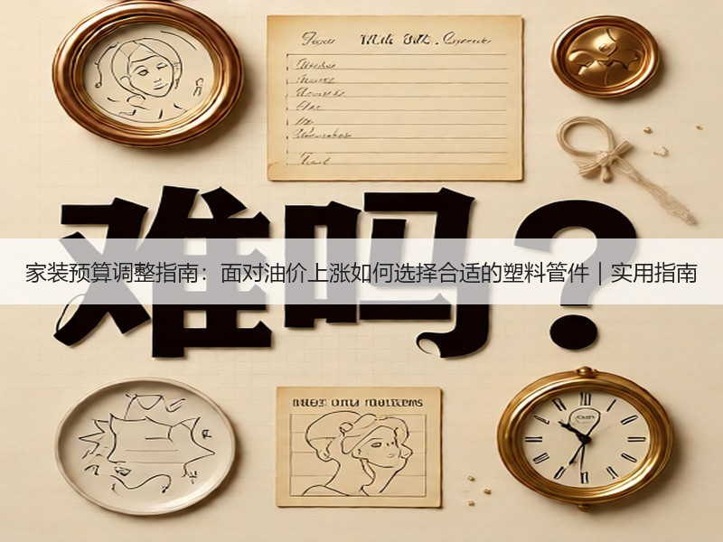 家装预算调整指南：面对油价上涨如何选择合适的塑料管件｜实用指南